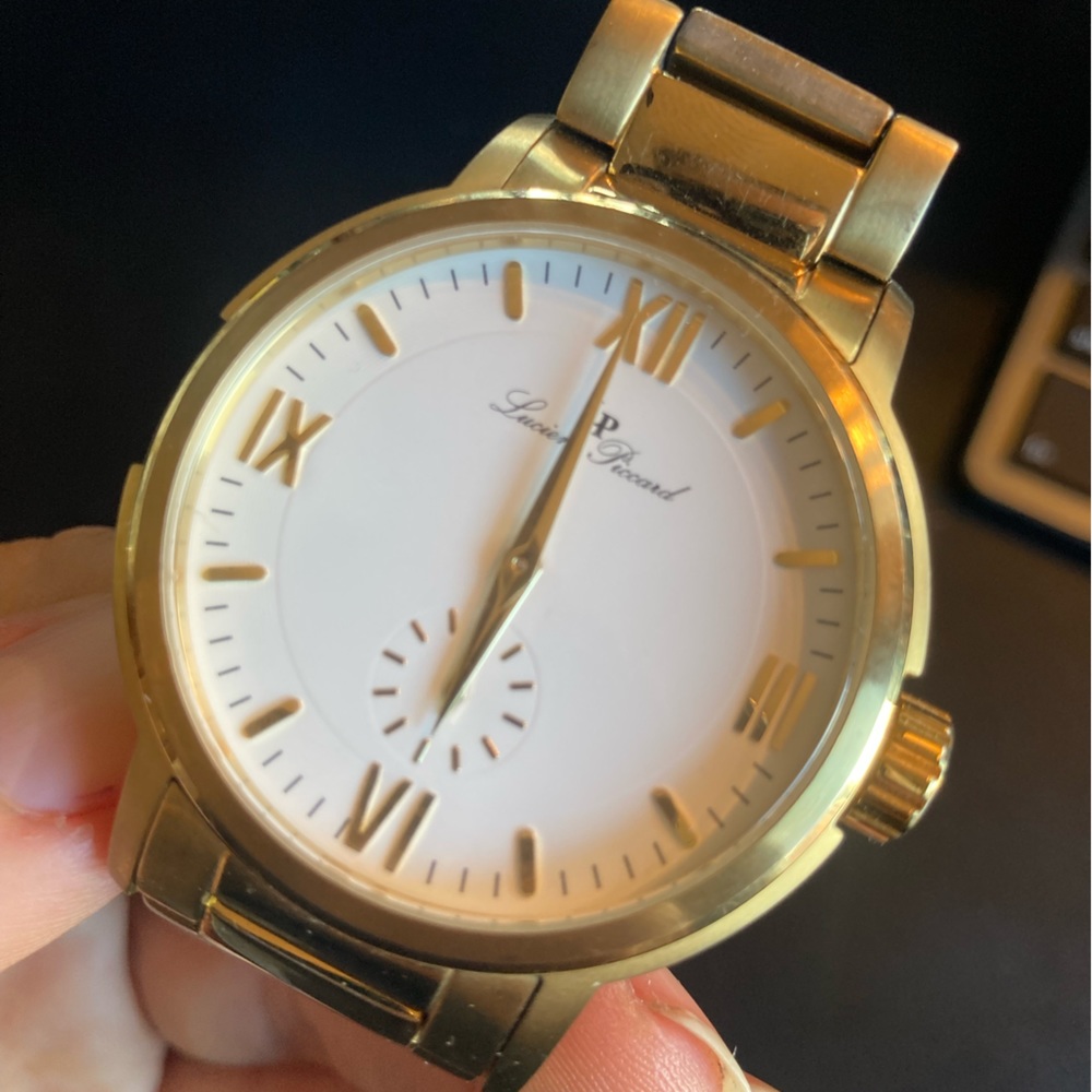 Gold LP watch